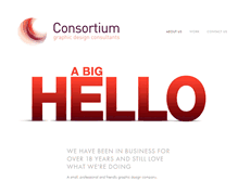 Tablet Screenshot of consortiumdesign.com